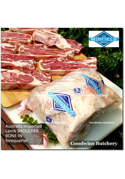 Lamb collar SHOULDER bone-in FOREQUARTER frozen Australia whole cut MIDFIELD +/- 2.6kg (price/kg)